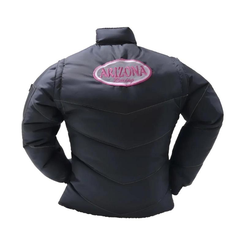 Jaqueta Feminina Arizona Racing Rosa Original Motoqueira Frio